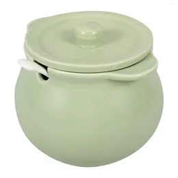 Dinnerware Sets High Temperature Resistance Ceramic Seasoning Jar Sugar Canisters Ceramics Grease Container