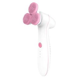 Home Beauty Instrument Fashionable multifunctional safe waterproof electric cleaning brush silicone deep hole massage and beauty tool Q240507