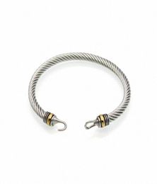 Titanium Steel Twisted Hook Shaped Gold Bracelet Women Wrist Bracelet Women Wrist Fashion Jewellery Hot rKZk#7451414