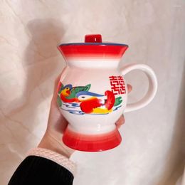Mugs Creative Retro Ceramic Bedpan Cup Funny Water Multifunctional Milk Or Coffee Mug Perfect Birthday Gift