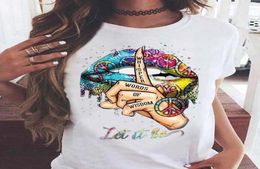 drop TShirts Casual O Neck Short Sleeve Tops Shut Up Gesture Summer Womens Designer tshirts Clothing Lips Pattern Women9543545