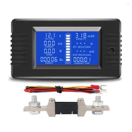 Digital DC 0-200V Voltage Current With 200A Shunt Car Battery Tester Metre Monitor 12V 24V 48V