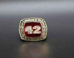 Hall Of Fame Baseball 1976 1988 42 Bruce Sutter Team s ship Ring with Wooden Display Box Souvenir Men Fan Gift 209481044