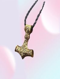 Pendant Necklaces MIDY Ancient Norse Vikings Charms Supernatural Moon Pentagram Necklace Women Jewellery Rope Chain1277m4993604