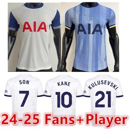 24 25 Richarlison Son Totten Kane Soccer Jerseys 2025 2024 Maddison Ham Kulusevski Hojbjerg Perisic llors Romero Lucas Fãs Men Kit Futebol Shirts66