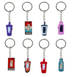 Key Rings Prime Bottle Keychain Keyring For Classroom School Day Birthday Party Supplies Gift Keychains Boys Pendants Accessories Kids Otslz
