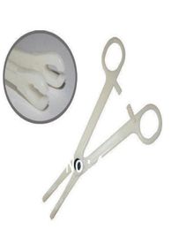 WholeOP50 pcs Disposable Piercing Forceps clamp sterilized piercing tools3949393