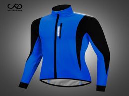 WOSAWE Winter Cycling Jacket Thermal warm Waterproof Windproof Bike jersey Wind Coat Bicycle Windbreaker Cycling Clothing1312641