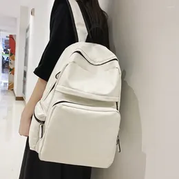 Backpack Brand Man Women Soft Leather Men's Backpacks Girl Luxury Designer Back Pack Laptop Bag Large Capacity Travel 2024