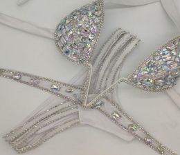 venus vacation V collar rhine swimwear daimond bikini set push up swimsuit bling s bathing suit 2103186762286