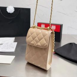 Luxury Totes Designer Bag Shoulder Bag with Classic Diamond Lattice Drawstring and Golden Ball Phone Bags Laser Mini Women's Fashi Ccqm