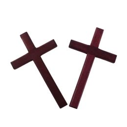 Decor Christian Wooden Cross 12cm(4.7in) Hanging Wall Large Long Crucifix Two Colour