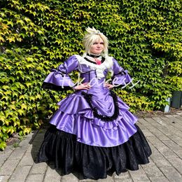 Fantasia vittoriana vittoriana abiti da ballo 2024 costume rinascimentale medievale abito da sera bagliore maniche nere in pizzo lolita cosplay abiti da festa formali Robe de mariage