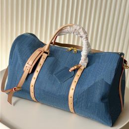 10A Fashion Bag Duffle Large Bag Luggage Handbags Designer Bag Fashion Travel Denim Women Classic Shoulder Capacity Baggage Travels Bag Afpw