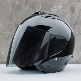 Motorcycle Helmets 4 Bright Black Half Helmet Men And Women Off-Road Summer Downhill Racing Mountain Cross Casco Capacete