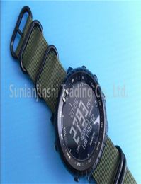 2015 For Suunto Core Watch Band Green 24MM Tactical Nylon Zulu 5Ring Men Sport Strap Adapters Lugs 0718660379