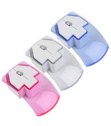 s Creative Ultrathin Transparent Colourful Light Emitting 24G Wireless Mouse USB Optical light up Mice Multicolor Luminous Mouse8464036