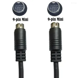 Computer Cables Mini Din 9-pin Male To Audio Input Cable 1m 2m 3m Compatible Video Games Sound Cards Equipment