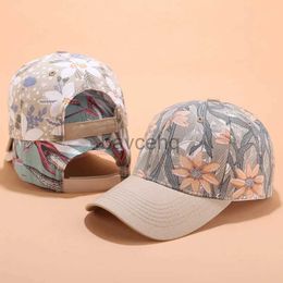 Ball Caps Flower Embroidery Women Snapback Cap Spring Summer Fashion Female Baseball Hat Adjustable Outdoor Girls Sun Hat Gorras Hombre d240507