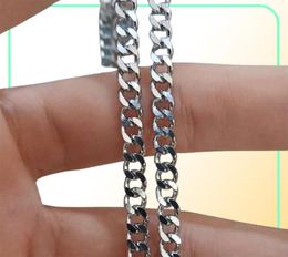 Personalised Name Necklaces For Women and Men Punk Nameplate Jewellery Stainless Steel Curb Chain Custom Letter Necklace Collier 2201781622