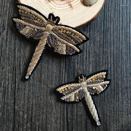 Brooches Dragonfly Silk Badge Buiter Hand - Embroidered Clothing Accessories Pin Wire