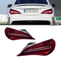 LED Taillight For Benz W117 CLA 2014-20 19 DRL Running Signal Brake Reversing Parking Tail Light Assembly