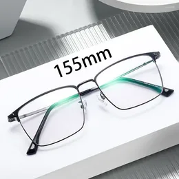 Sunglasses Frames Vazrobe 155mm Oversized Eyeglasses Frame Male Women Big Wide Spectacles Glasses For Optical Prescription Lens Alloy Full