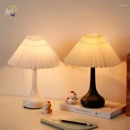 Table Lamps Retro LED Interior Lighting Fixture Bedroom Bedside Night Living Bar Nordic Desktop Decoration Desk Lamp