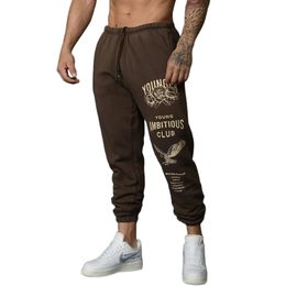 Autumn Jogger Pants Men Running Sweatpants Gym Fitness Training Trousers Male Casual Fashion Print Sportswear Bottoms Trackpants 240430