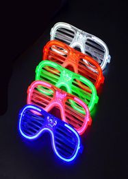 LED Lighted Shutter Glasses Party Concert Props Rave Toys Flashing Glasses Halloween Supplies Luminous Glasses TOP987772014637
