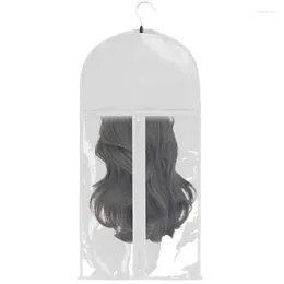 Storage Boxes Hair Extension Bag Home Holder Wig Organizer Lightweight Breathable Real Container For Living