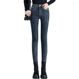 Women's Jeans Slim Women For Skinny High Waist Woman Denim Pencil Pants Stretch Female Trousers Streetwear