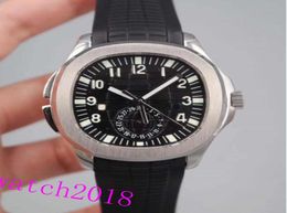 Luxury Watch 5164A001 Aquanut Travel Time Dual Time Zone Stainless Rubber Bracelet Automatic Fashion Brand Men039s Watch Wr3121665