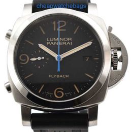 Luxury Wristwatches Panerei Submersible Watches Mechanical Watch Chronograph PANEREISS Pam 524 Luminors 1950 3 Giorni Chrono Flyback Z70B