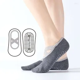 Women Socks High Quality Pilates Anti-Slip Breathable Bandage Yoga Ankle Ladies Ballet Dance Sports For Fitness Gym