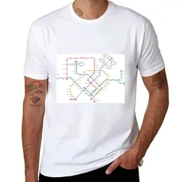 Men's Tank Tops Singapore MRT T-Shirt Tees Cute Clothes Graphic T Shirt Black Plain White Shirts Men