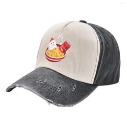 Ball Caps Love Chicken Noodle Soup With A Soda On The Side Illustration Baseball Cap Gentleman Hat Visor Women's Beach Men's