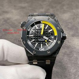 15706 15707 Zf Brand Watches Carbon Men Ipf Glass Designers Wristwatches 42Mm Ceramic Mechanical SUPERCLONE Swiss 13.9Mm Aaaaa APS Fiber Dive 3120 79905
