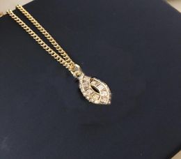 Fashion Woman Chain Necklace Trend Necklace Square Diamond Necklace Long Necklaces Charm Jewelry for Gift Supply7370324