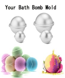 24pcslot Metal Aluminium Bath Bomb Mould Half Round Ball DIY Bathing Tool Accessories Creative Cake Baking Pastry Mould 2263685