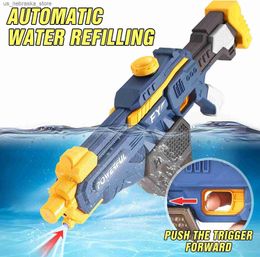 Sand Play Water Fun Gun Toys Electric Powerful Blasters Squirt Guns Large-capacity Tank Summer Swimming Pool Outdoor Toy For Kids 230720 Q240408