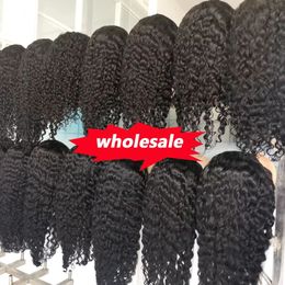 WHOLESALE Short Curly Human Hair Wigs Water Deep Wave 4x4 5x5 Lace Closure Human Hair Wigs For Women 180% 13x4 Lace Front Wigs 240508