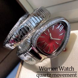 watches high quality women Wristwatches designer Watch Stainless Steel watchstrap Swiss quartz movement 32MM diamond bezel Casual modern luxury snake watch