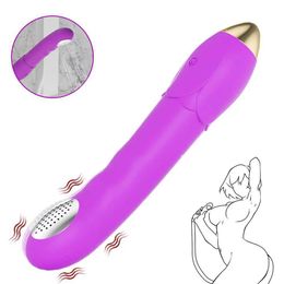 Other Health Beauty Items 2 in 1 Water Spray G Spot Dildo Vibrator for Women Clitoris Stimulator Vaginal Massager Female Masturbator Adult s Y240503FA38