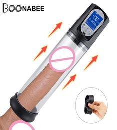 Automatic Penis Pump Enlargement Vacuum Bigger Growth Male Masturbator sexy Toy For Men Adult sexyy Products3238571