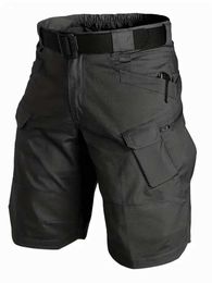 Men's Shorts US Plus Summer Mens Multi Pocket Shorts Outdoor Hunting and Fishing Goods Shorts Tactical Shorts Waterproof and Quick Drying J240507
