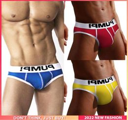 Underpants 3pcs Baumwolle schnell trocken sexy Mann Unterwäsche Kurzmänner Innerwear Gay Panties Jockstrap Men039s Briefs Mens Swim7724253