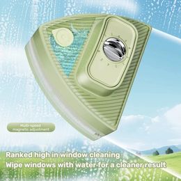 Double Sided Magnet Window Cleaner Household Cleaning Tool Automatic Water Discharge Wiper Glass Brush 240508