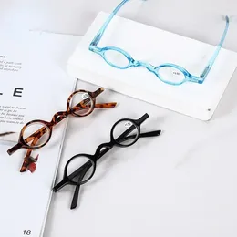 Sunglasses Small Round Frame Reading Glasses Men And Women Personality Fashion Retro Eyewear Elderly Super Toughness 1.0 To 4.0