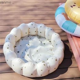 Bathing Tubs Seats In a multifunctional folding swimming pool childrens outdoor swimming pool portable baby ocean ball pool WX